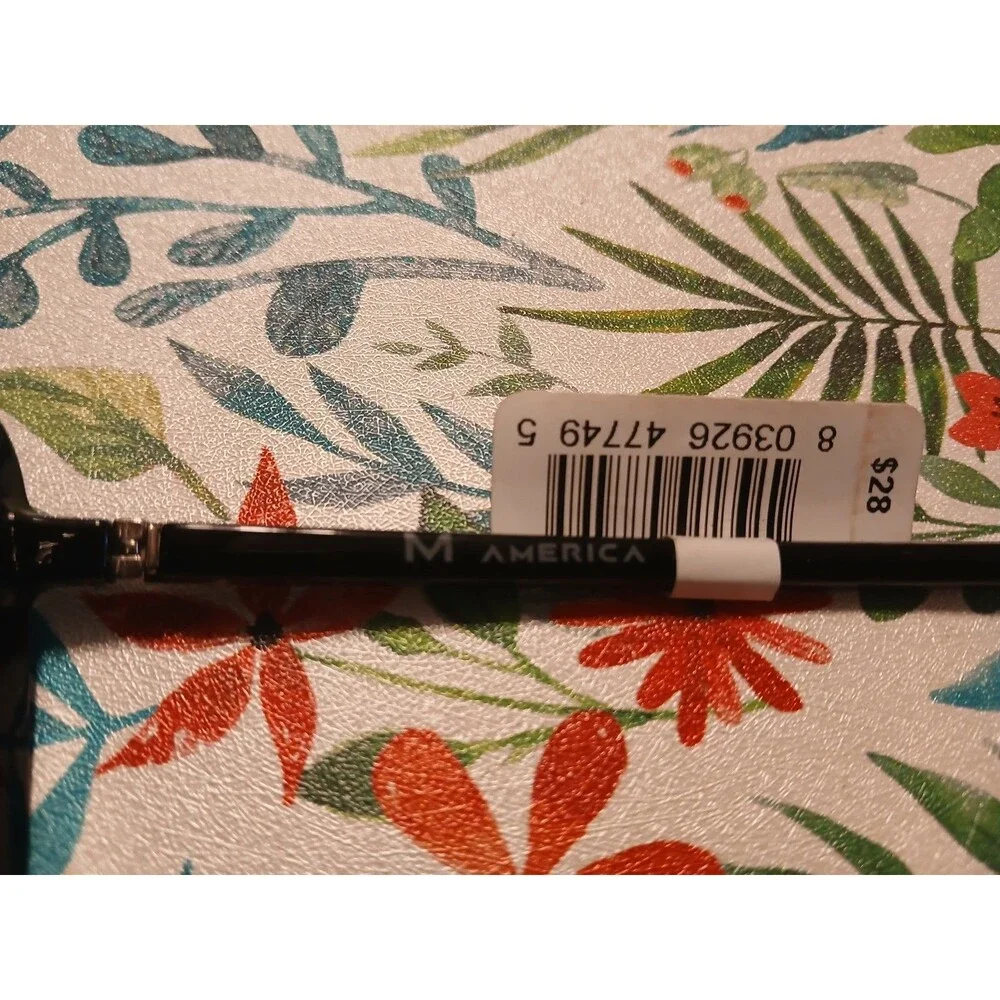 M America Women’s Sydney Sunglasses Cat Eye Black 54-20-140 NEW NWT